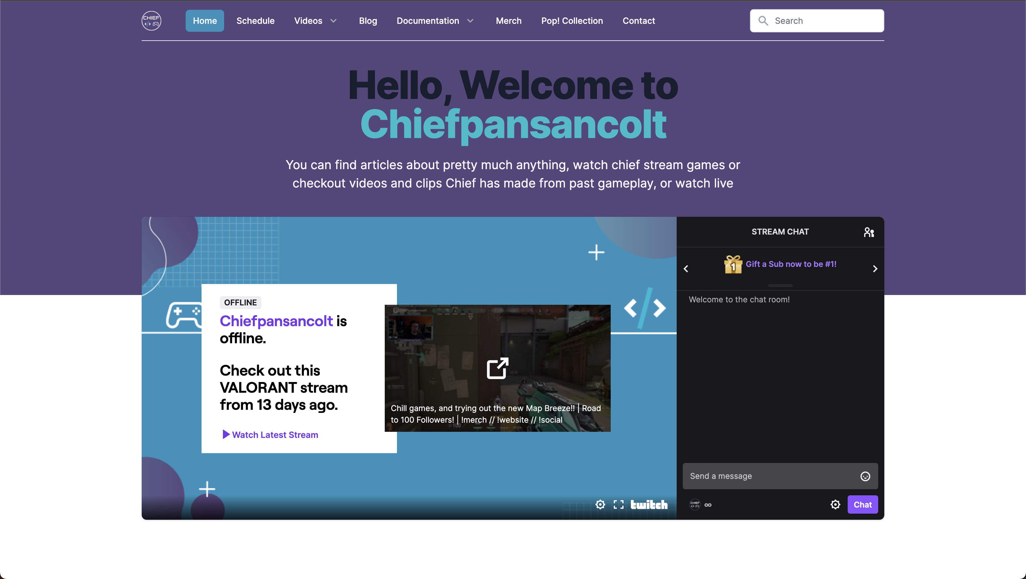 Chiefpansancolt Website